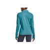 Under Armour Qualifier Solid Color Stand Collar Half Zip Sports Long Sleeve T-Shirt Women Tops Glacier-Blue 1365632-433