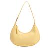 Candy Color Moon Underarm Bag Solid Color Women's Hobo Bag Casual Pu Leather Shoulder Bag  Girl