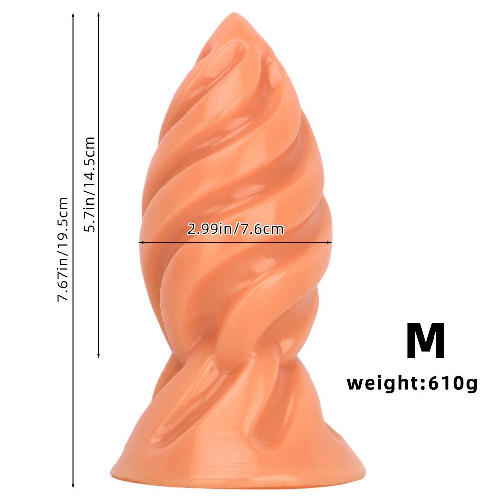 PVC Anal Plug Smooth Butt Plug Prostate Massager Adult Sex Toy for Men Women Fisting 18+