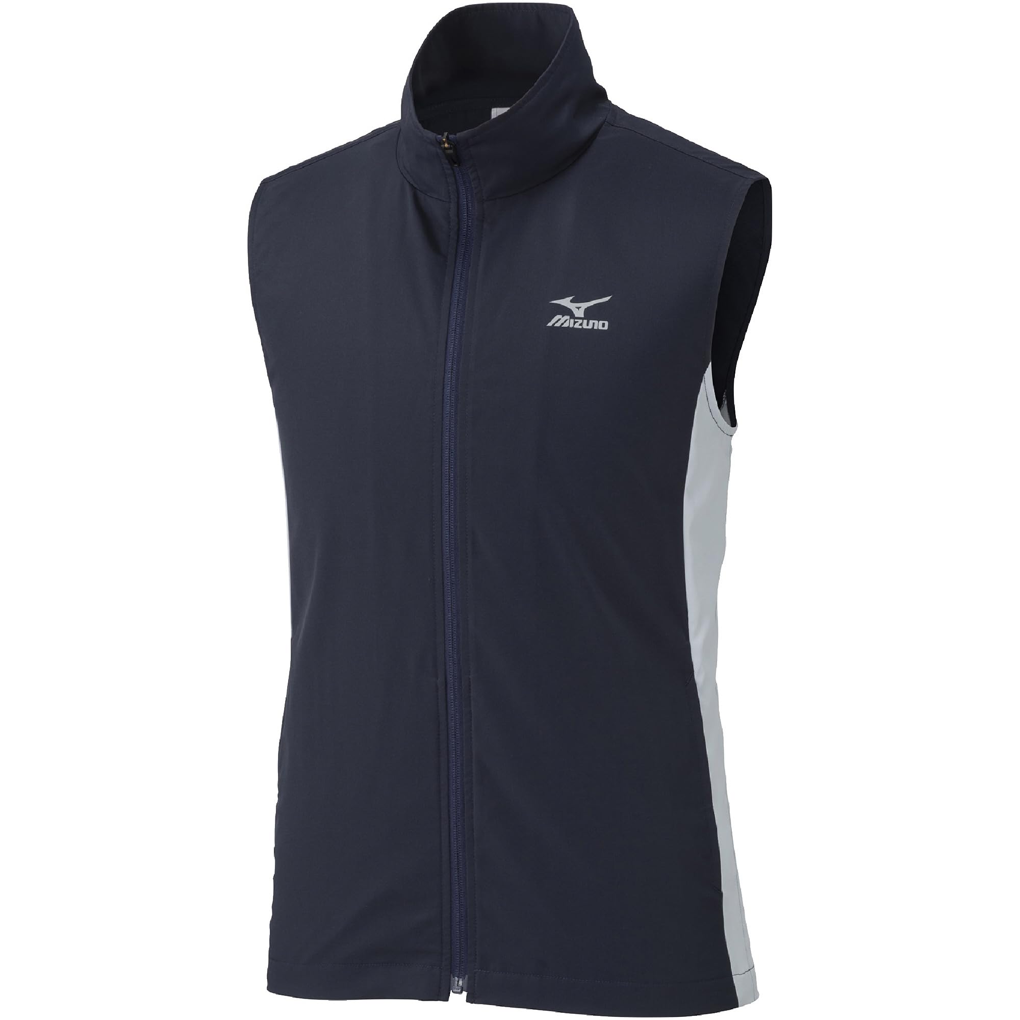 

Mizuno Training Cross Vest, Moisture-Wicking, Quick-Drying, 100% Polyester, Deep Navy, L