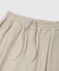 LEMAIN SECOND Single-Pleat Wide Corduroy Elastic Pants [Beige]