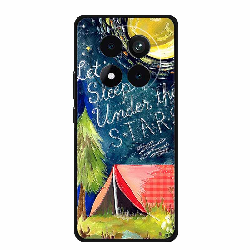 3D Emboss Case For Xiaomi Redmi Note 15 Phone Case Flowers Black Silicone Soft Back Cover Coque For Redmi Note 15 Pro Plus Case