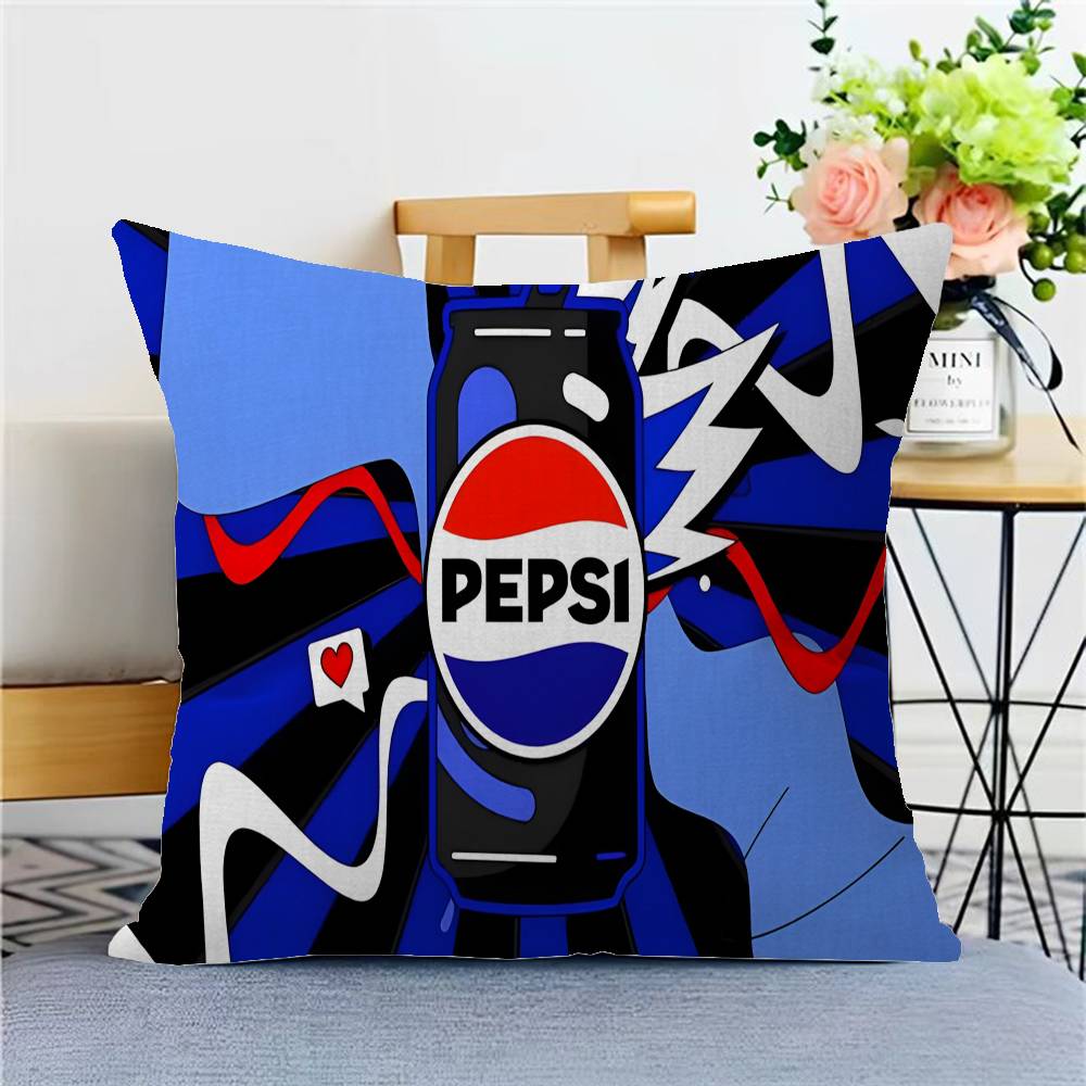 

Модний арт-принт P-pepsi Лого Наволочка Чохол на подушку для дивана Домашній декор кімнати Дитячий подарунок 18x18Inch
