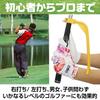 CAWKAY Golf Swing Trainer, Swing Correction, Warm-Up, Golf Swing Guide, Golf Practice Training, Posture Improvement (Yellow)