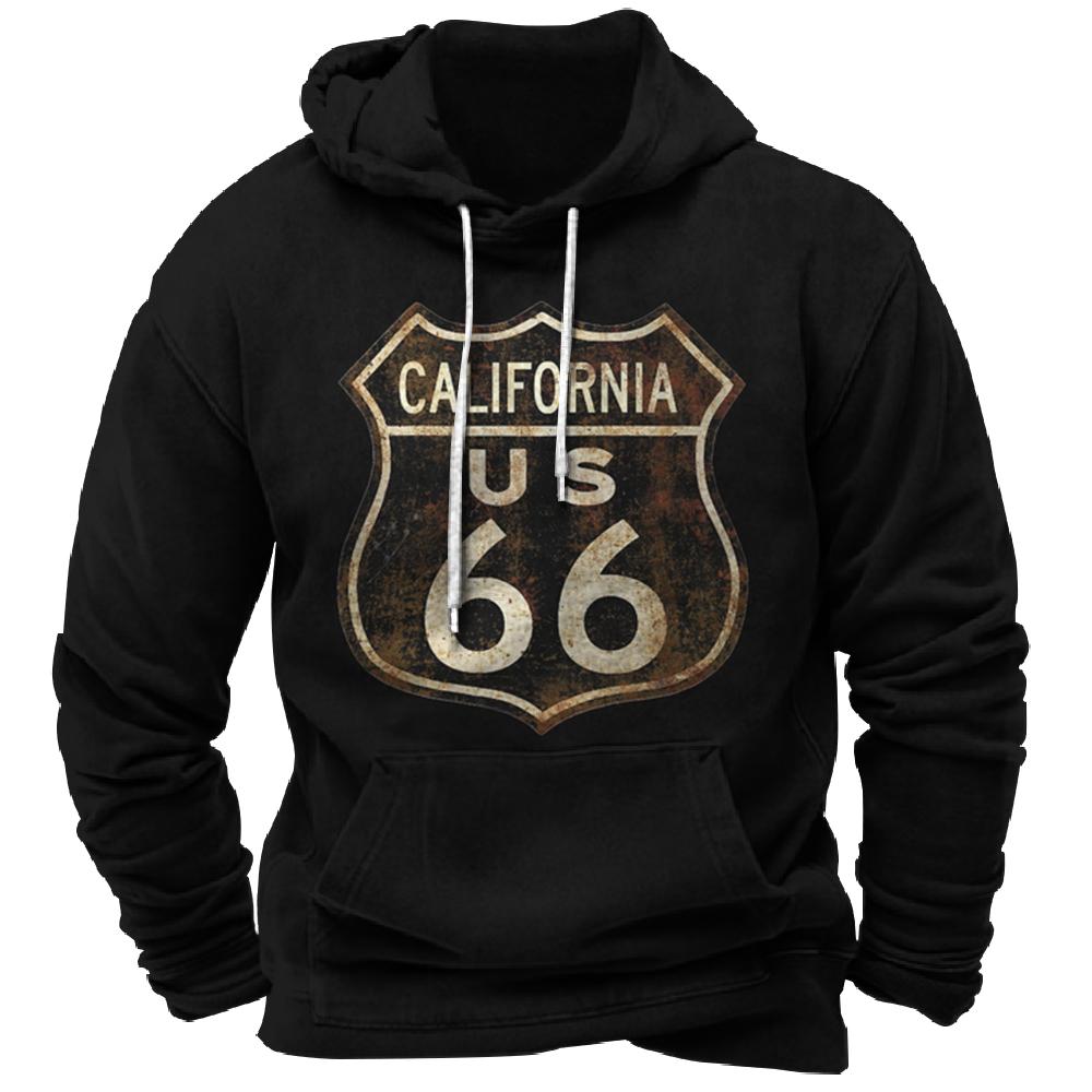 Vintage Hoodie Route 66 3d Print Hoodies Fashion Hoodies Sweatshirts Boy Women Sweats Men's Tracksuits Men Women Clothes Hoodies