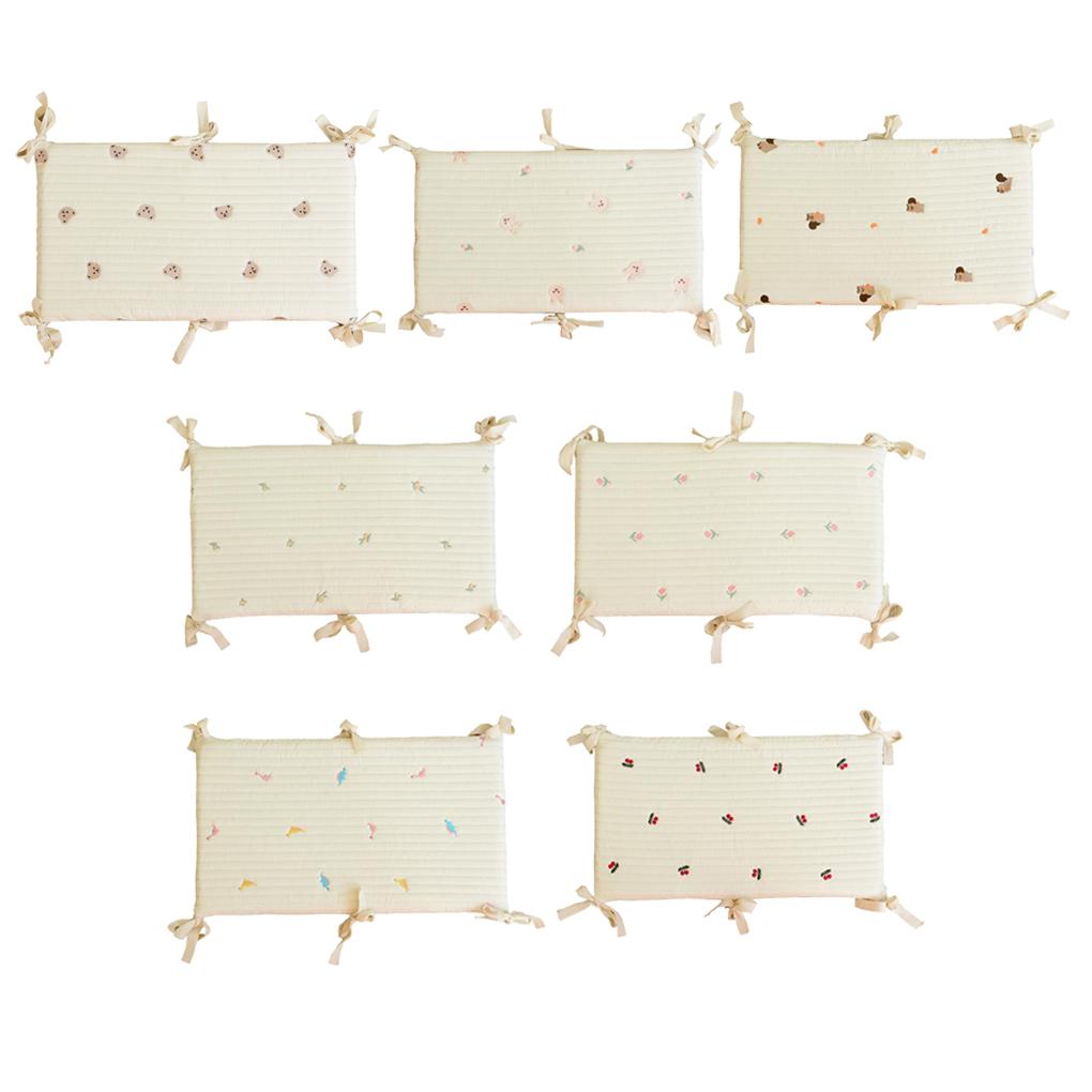 Cotton Baby Crib Bumper Portable Adorable Cartoon Printing Toddler Newborn Cradle Bedding Set Side Protector Accessories