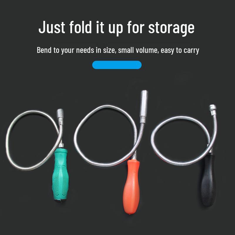 Strong Magnetic Pickup Tool for Car Repair - Bendable Screw Suction Stick