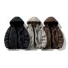Omkeerbare Casual Katoenen Jas - Unisex Losse Pasvorm voor Herfst/Winter