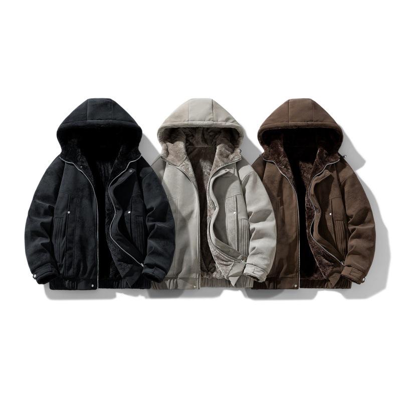 Omkeerbare Casual Katoenen Jas - Unisex Losse Pasvorm voor Herfst/Winter