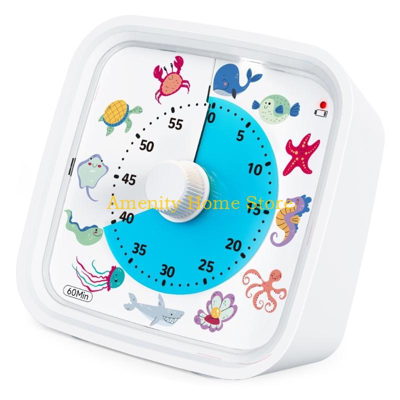 F26C Fun Ocean Designs Kids Timers With Adjustable Volumes And 60 Minutes Ranges