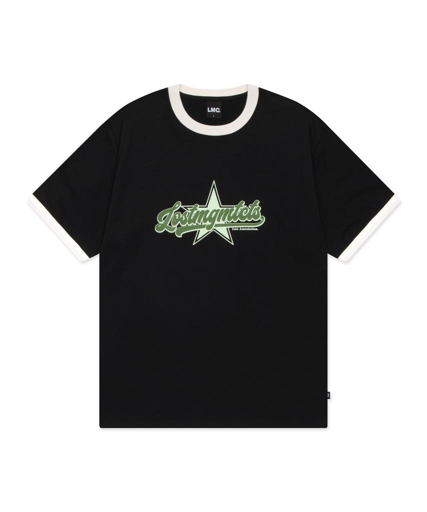 LMC Star Ringer Tee Black