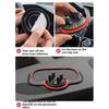 Car Anti-Slip Storage Mat Phone Holder Dashboard Organizer Washable Heat-Resistant Free Rotation Auto Phone Holder with Parking Number
