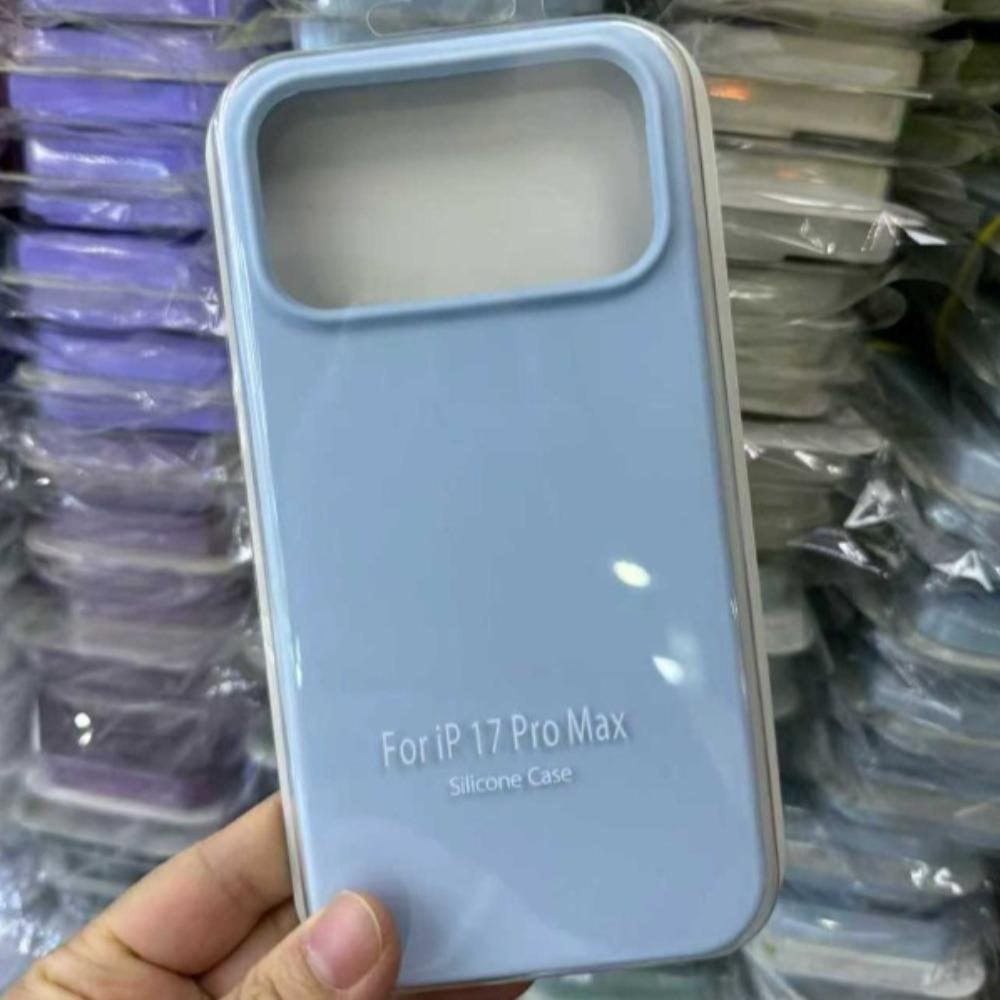 Carcasă Oficială din Silicon Lichid cu Textură de Piele în Culori Macaron pentru IPhone 17E Pro Max Air 16E 15 14 13 12 Protecție Buton Foto Husă Completă Anti-Cădere