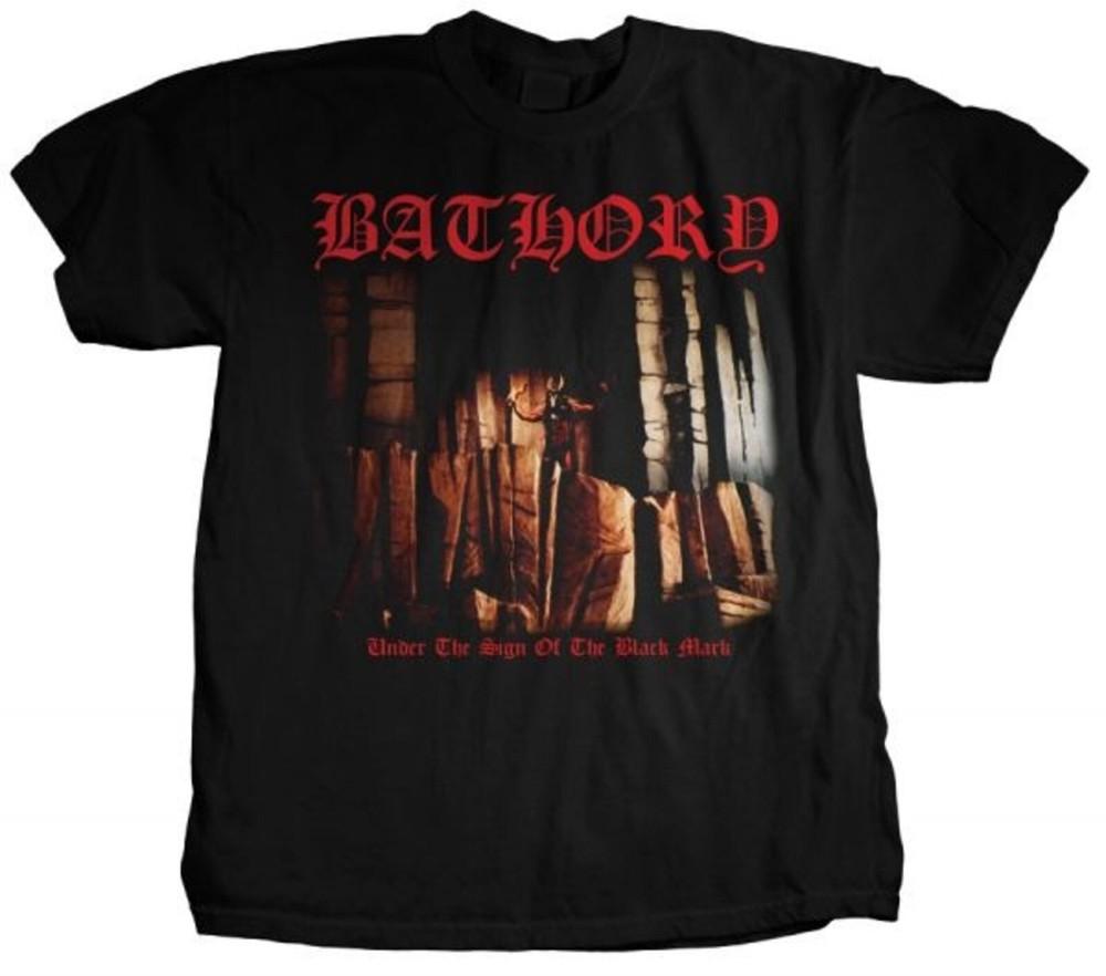 BATHORY cd cvr UNDER THE SIGN OF THE BLACK MARK Official SHIRT MED New quorthon Unisex T-Shirt XXXL