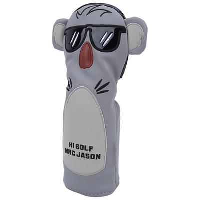 Golf Koala UT Funda para Cabeza de Madera de Club Animal de Dibujos Animados Cubierta Protectora de Varilla PU Impermeable