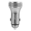 Car Charger Metal Digital Display Short Circuit Protection Fast Charging Cigar Lighter for Vehicle