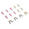 Long Ballet Nail Wearing Nail New Product Combination Color 24 Boxed Summer Rainbow Fresh Nails