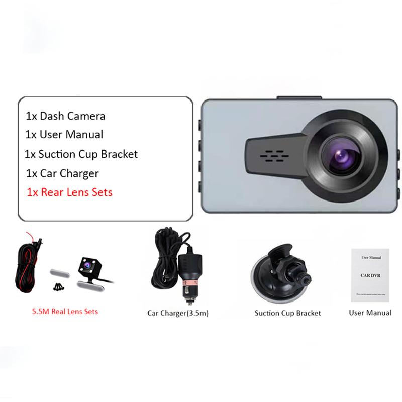 Mini  Camera  Video Recorder  Dashcam  Front and Rear Universal Car Black Box