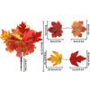 Autumn Leaf Plant Bouquet Artificial Maple Leaf Fake Fallen Leaves Rattan Simulated Maple Leaf Garland Thanksgiving Decoration