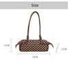 High-end Large Capacity Polka Dot Handbag Zipper Design Polka Dot Armpit Bag Women's Bag Women