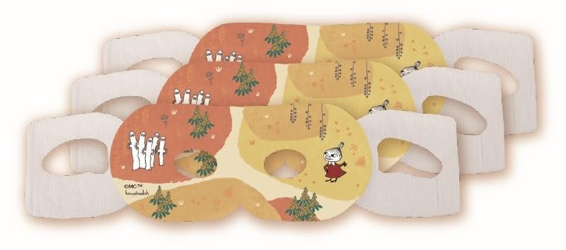 Honyarado Nagare Warm Eye Osmanthus RLK38953 Mask, Scent, Moomin, 3-Pack,