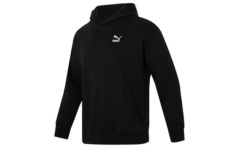 PUMA Sweatshirts Men s Black Hooded Moderate Regular 537686-01 S