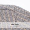 Hodo Men's Brushed Cotton Striped Long-Sleeve Shirt