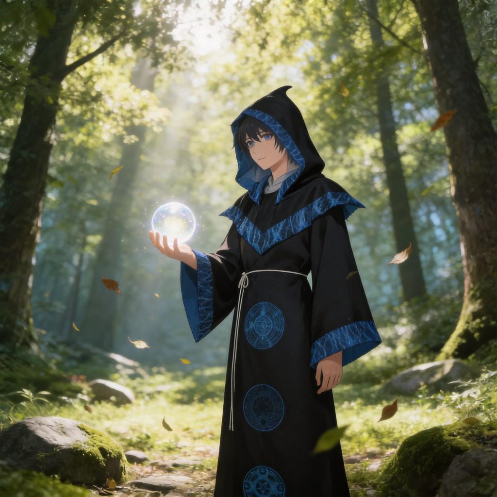 Costume Cosplay Veste da Mago Fantasy per Halloween e Spettacoli Teatrali in Materiale Poliestere