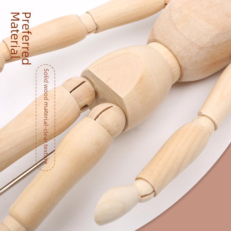 Boyixuan Flexible Wooden Art Model for Sketching and Comics