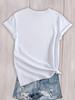 Grandma Print Comfortable And Soft Sports T-shirt, Short Sleeve Causal Running Crew Neck Top, Women's Activewear