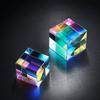 15x15mm Optical Glass Prism Cube Artificial Crystal Color Cube Prism X Cube Prism  Home Decor