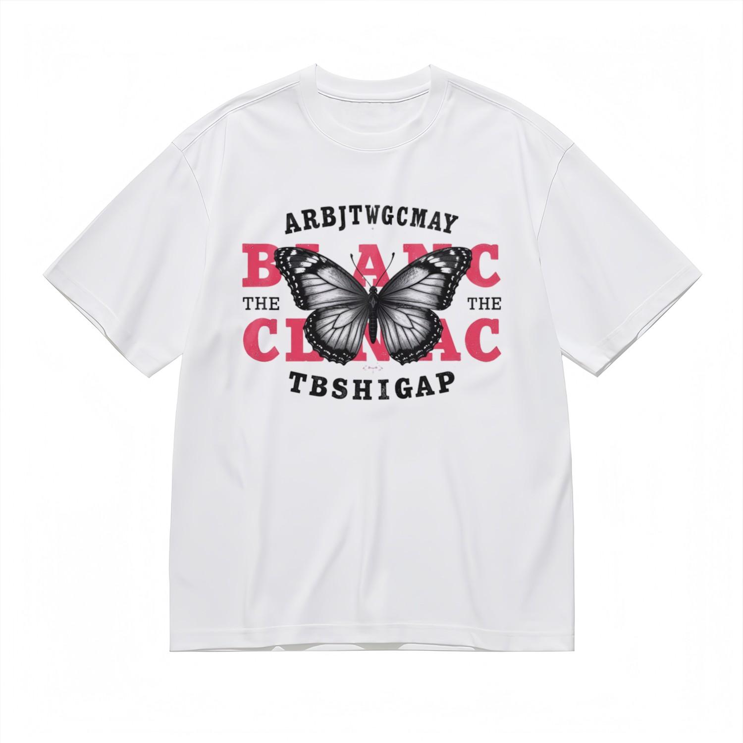 Women s Trend Comfy Fashion Classic T-Shirt Mens Womens Tees Top Red Black Abstract Design Cotton Tee S