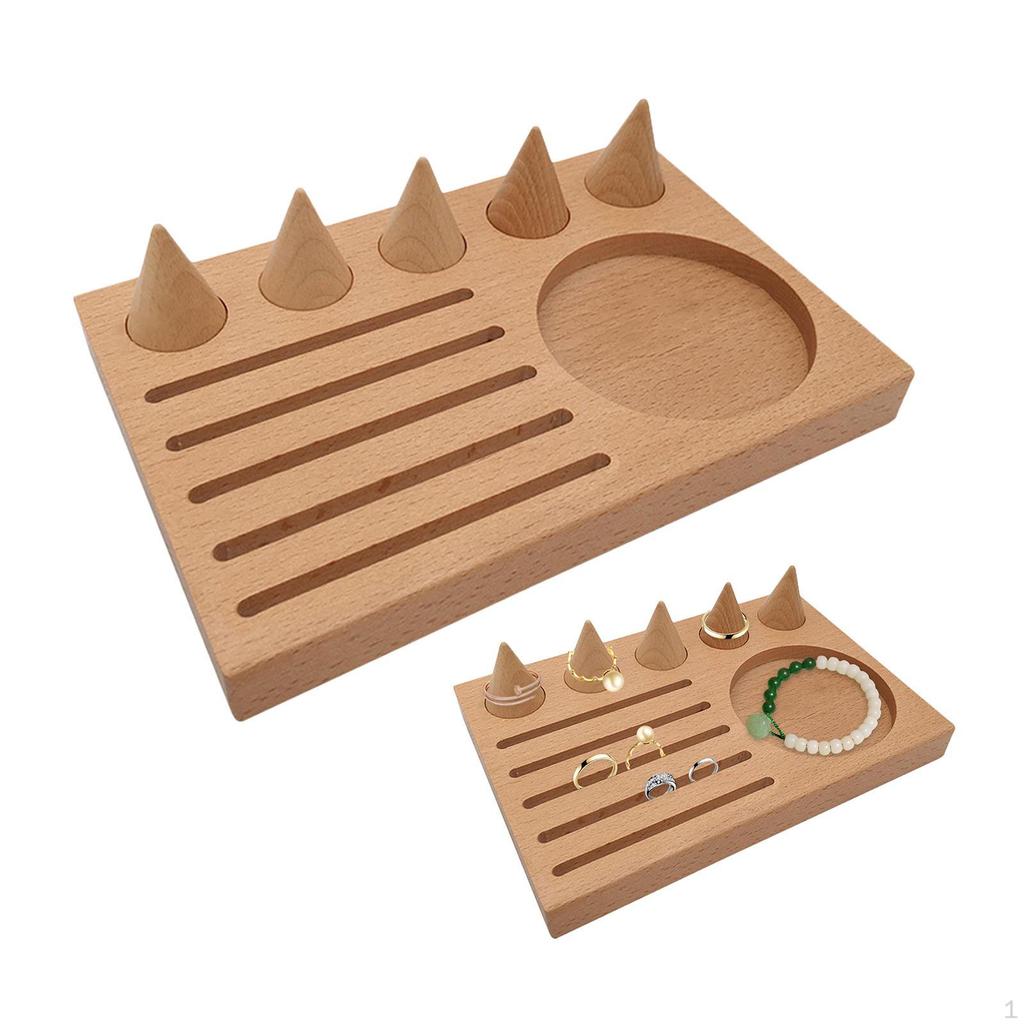 Display Holder Supplies Home Decor Cylinder Storage S Tray Rack Trays for Gifts Mom Wife Lover