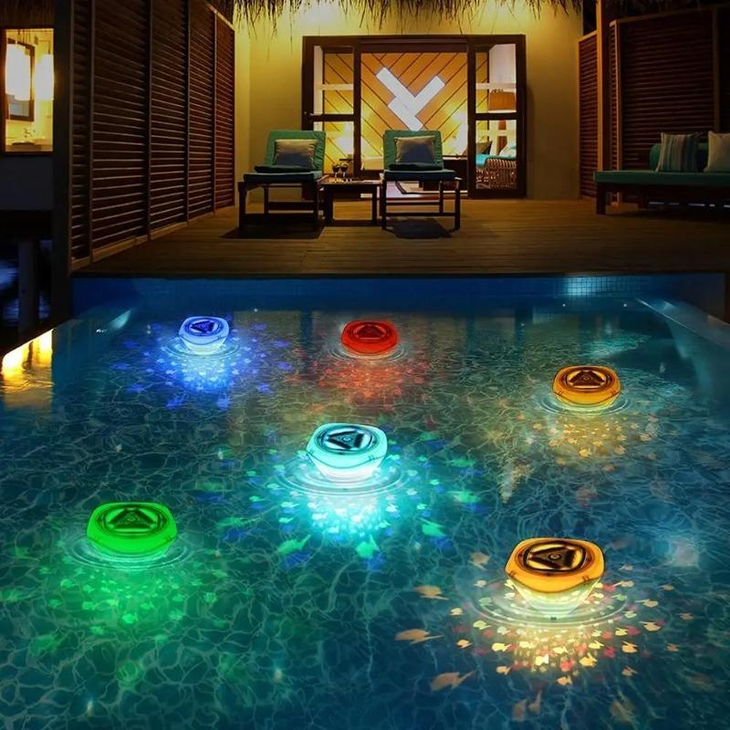 LED Wasserdichte Badewannenleuchte RGB Bunte Schwimmbad Dekoration Lichter Kleiner Fisch Projektion Badelicht Projektor Geschenke