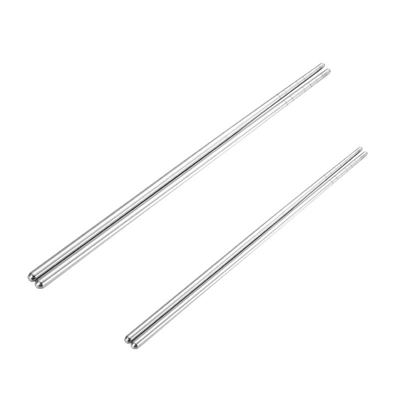 Non-slip Stainless Steel Chopsticks: Hollow, Anti-scald, Suitable for Children & Adults, Customizable Design