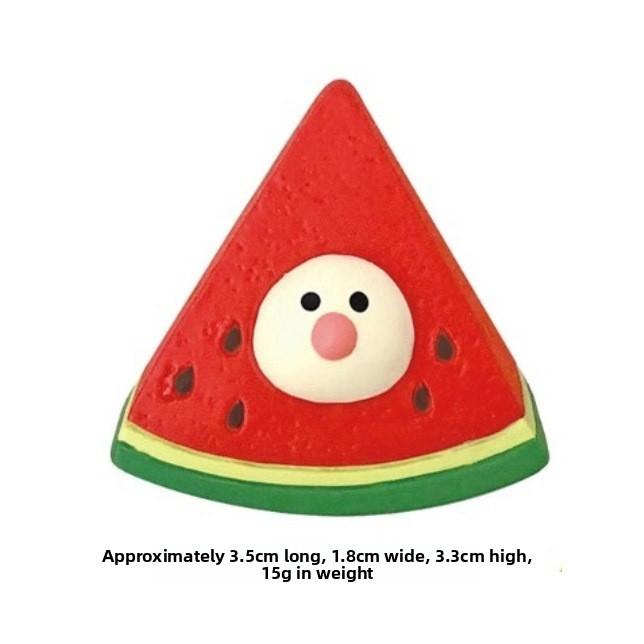 Summer Watermelon Cat Resin Figure For Kids And Office Decor