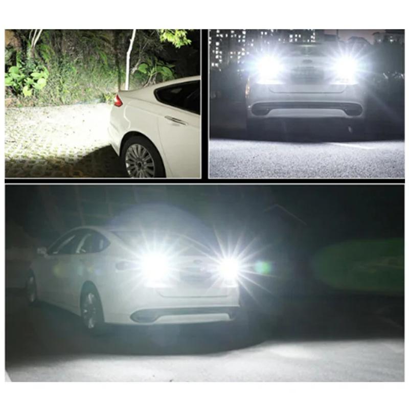 2PCS 1156 ba15s P21W BAU15S PY21W 1157 W21W W21/5W 7440 7443 CANBUS High Power LED Bulbs Turn Signal Light Reverse Lamp White