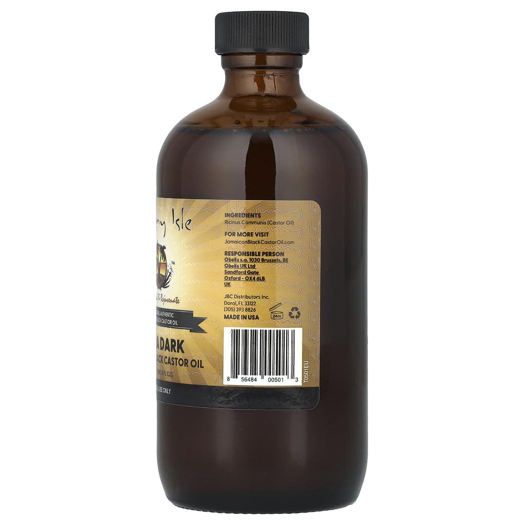 Jamaicansk svart lakserolje, Ekstra mørk, 236,58 ml (8 fl oz)