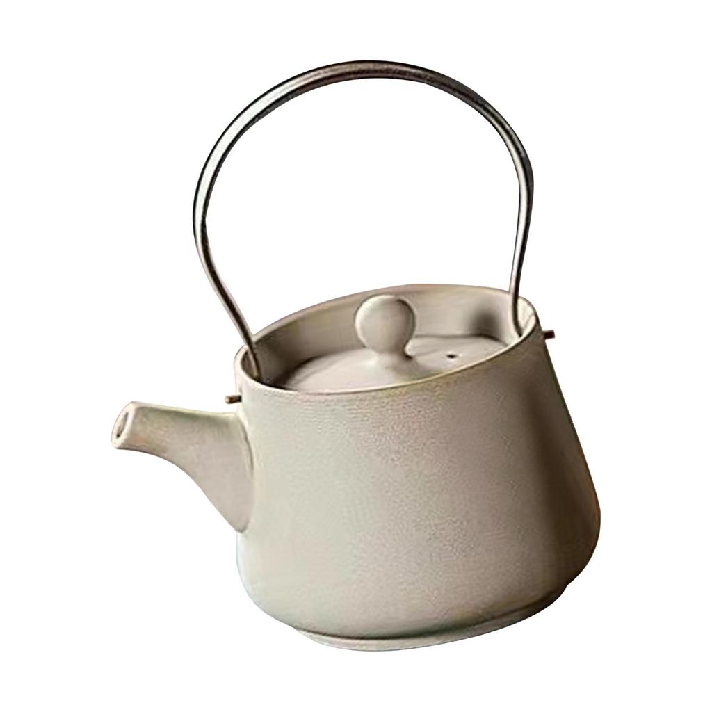 Ceramic Teapot 200ml for Boiling Hot Water Chinese Traditional Tea Lovers Gift Teapot Tea Maker Porcelain Tea Pot for Outdoor