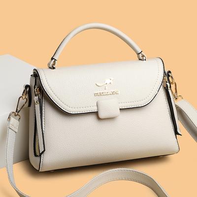 Damen Leder Umhängetasche feminine Tasche einfache Tasche hohe Qualität Designer Luxus trendy feminin