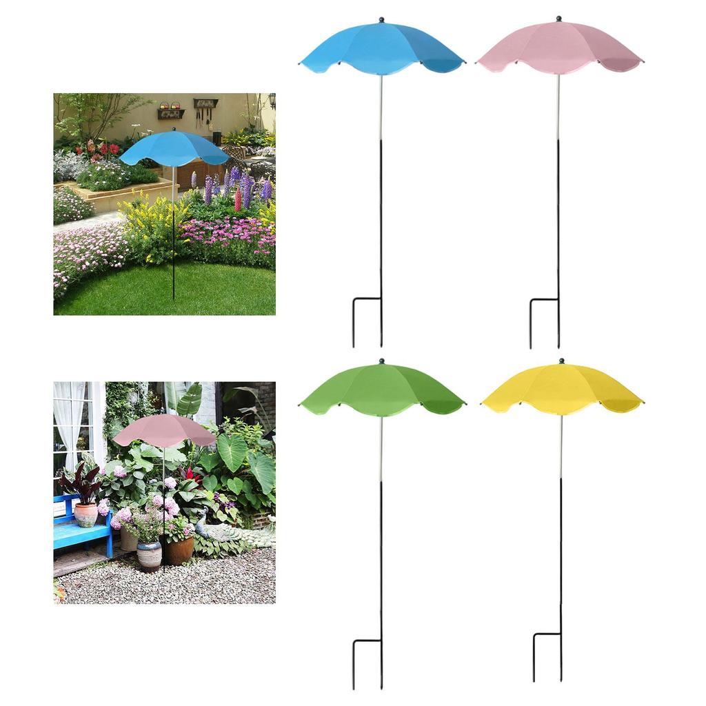 Plant Umbrella Canopy Multipurpose Easy Installation Garden Umbrella Shade Sunshade for Yard Planters Pot Outdoor Garden Beds