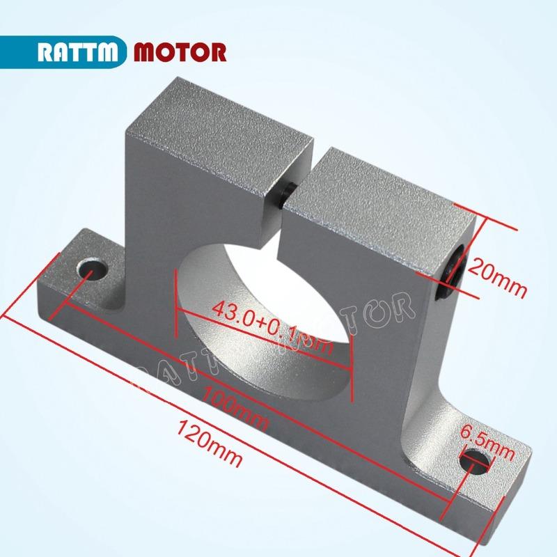 43mm Aluminium Spindle Motor Mount Bracket Clamp support Fixture