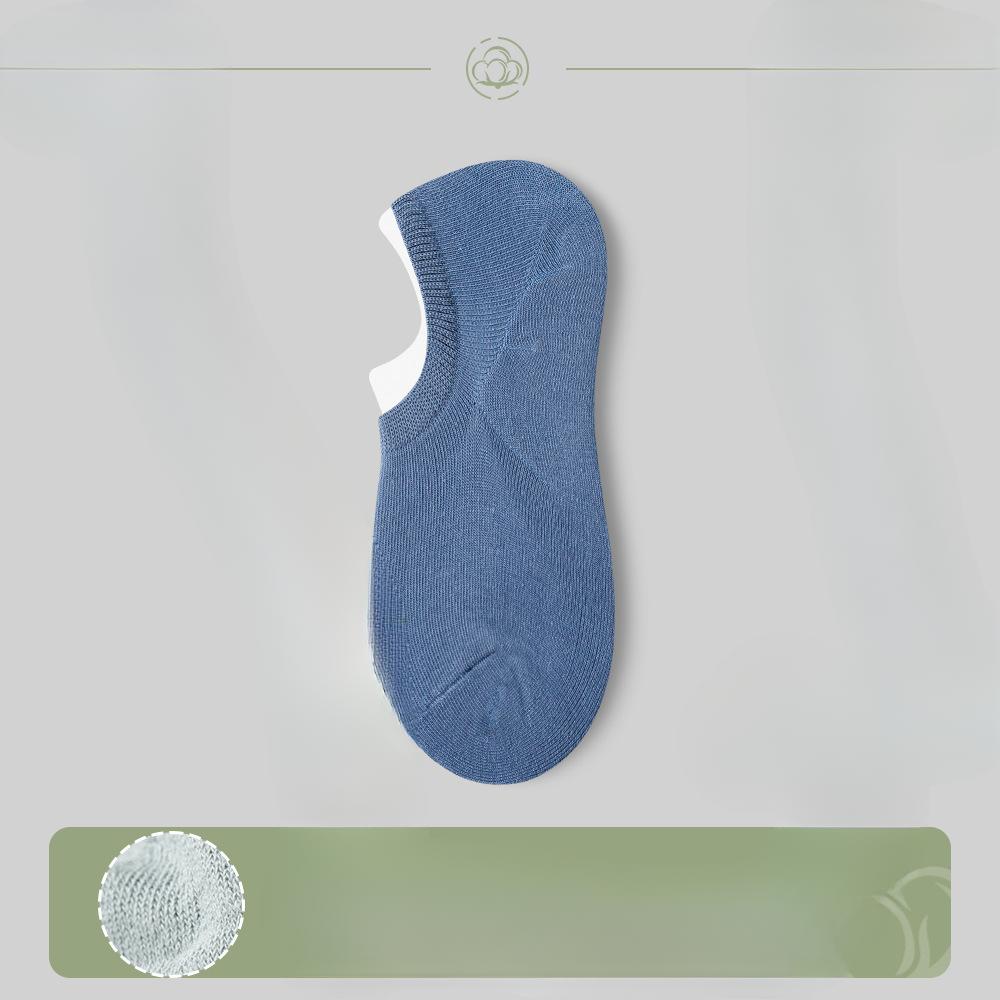 Men's Summer Pure Cotton Antibacterial and Deodorizing Short Socks
