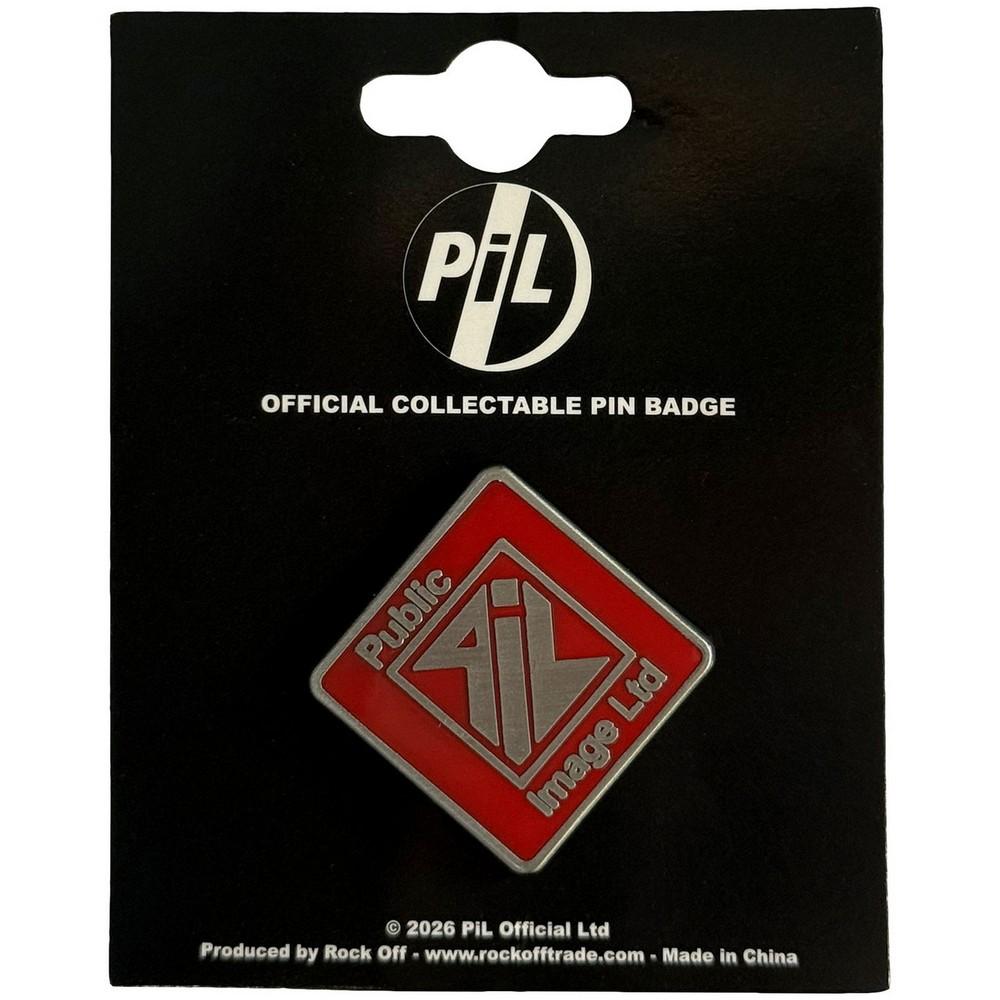 PIL (Public Image Ltd) B&W Pin Logo Badge