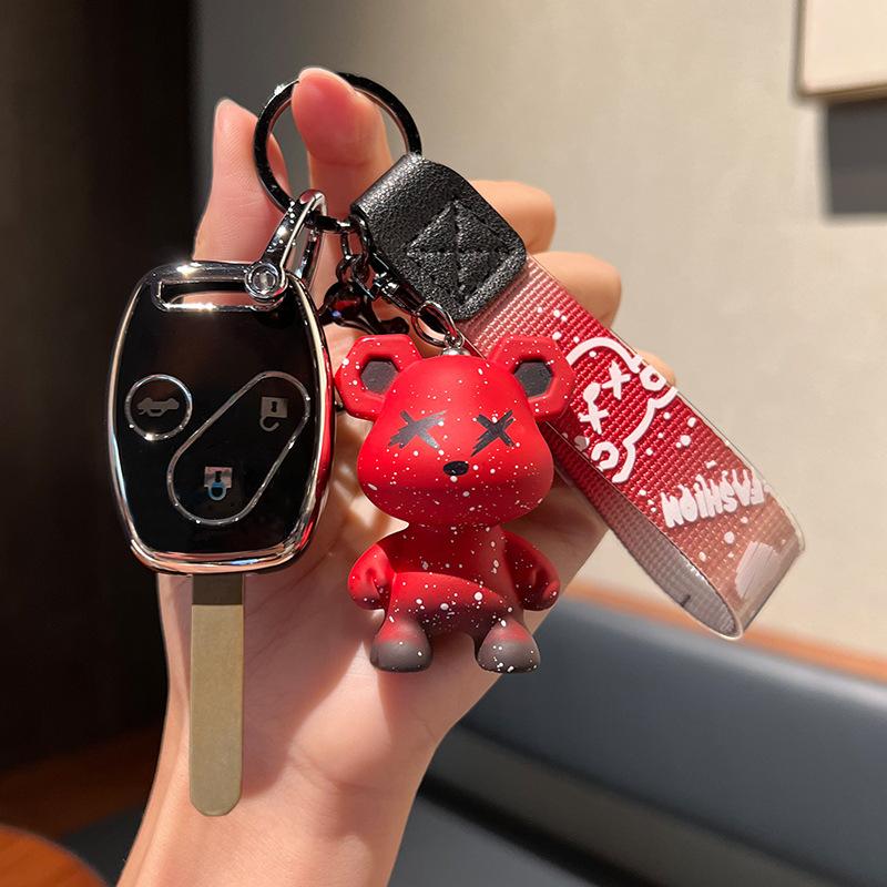 TPU Car Remote Key Case Cover Shell For Honda Accord Civic CRV CR-V Pilot Insight Ridgeline 2 3 Button Protector Holder Fob Bag