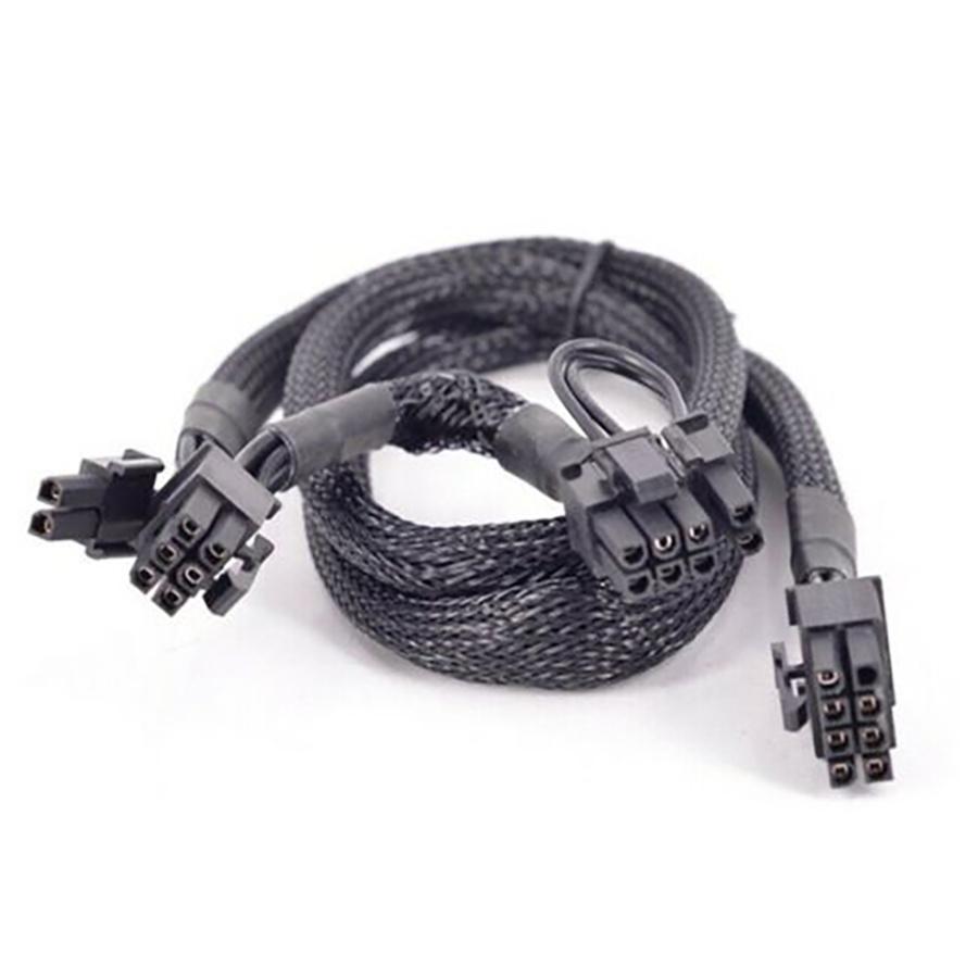 

New 75cm Dual 8 Pin to 8 Pin(6+2 Pin) Modular Power Cable PCIE VGA Cable For Corsair