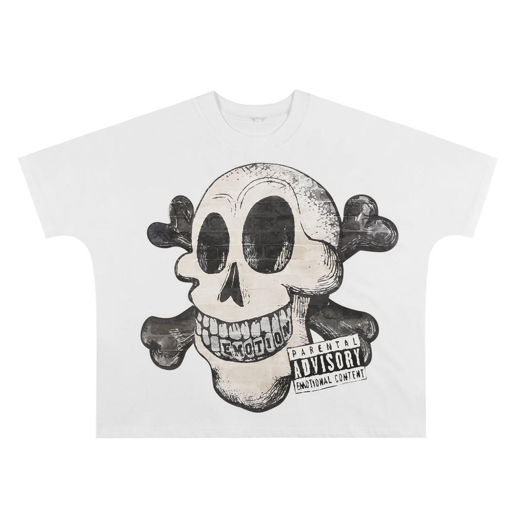 MIXED EMOTION High Quality Beauty Tide High Street Angel Hot Diamond Retro Loose Short Sleeve Full of Printed Men's and Women's T-shirts