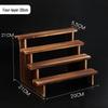 Solid Wood Display Rack for Action Figures, Collectibles, and Succulents