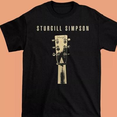 Sturgill Simpson Gitarre Unisex Shirt Baumwolle Kurzarm Alle Größen S-2345XL Unisex T-Shirt