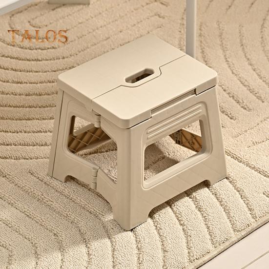 Folding Bench Multifunctional Footstool for Toddlers Seniors Portable Plastic Stool with Handle Outdoor Fishing Stool
